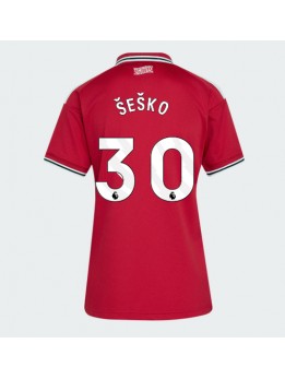 Ženski Nogometna dresi replika Manchester United Benjamin Sesko #30 Domači 2026-27 Kratek rokav Ženski Nogometna dresi replika Manchester United Benjamin Sesko #30 Domači 2026-27 Kratek rokav